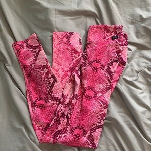 Pink Boa Leggings Licifit